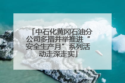 中石化黄冈石油分公司多措并举推进“安全生产月”系列活动走深走实